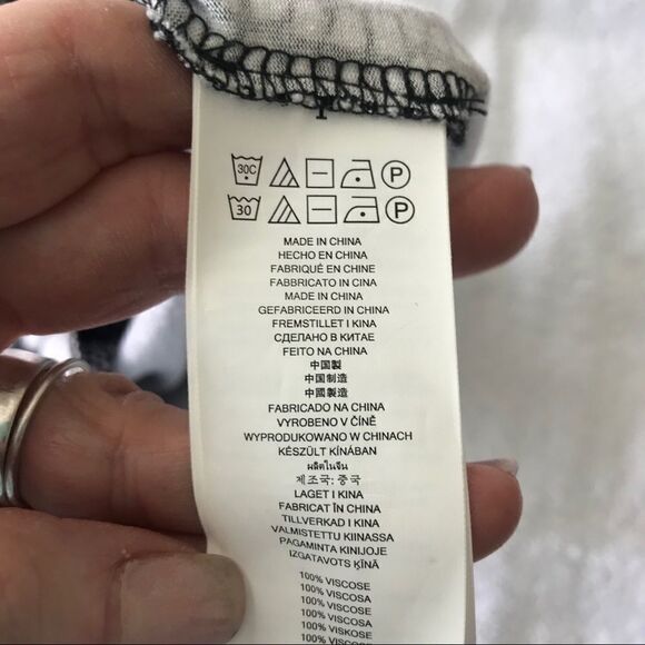 Michael Kors Black and White Tank Top - Small - Picture 3 of 8